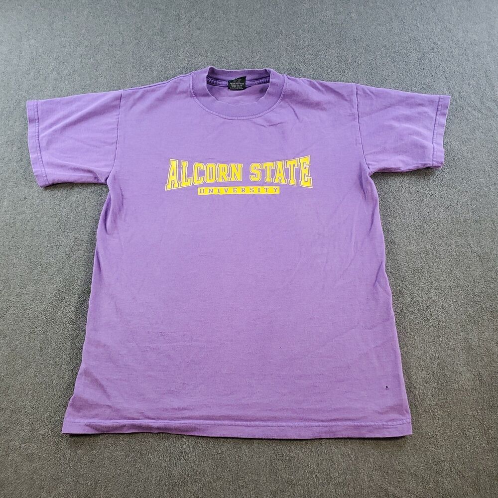 Vintage Alcorn State University T Shirt Men's Size Small Purple MV Sport